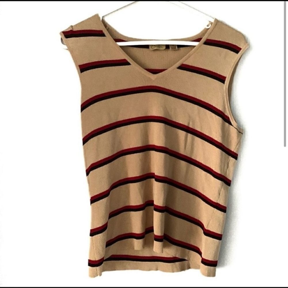 Caslon NORDSTROM striped sleeveless sweater